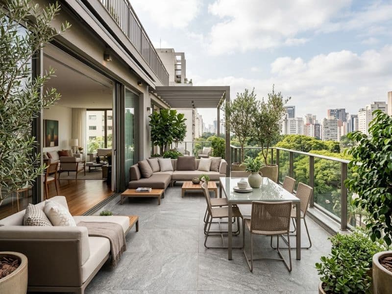 Apartamento Jardins com Terraço